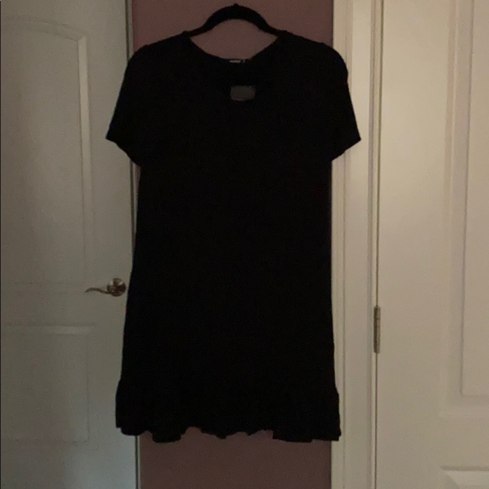 Black mini dress